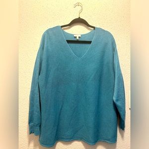 Blue Ella Moss Dolman Sweater